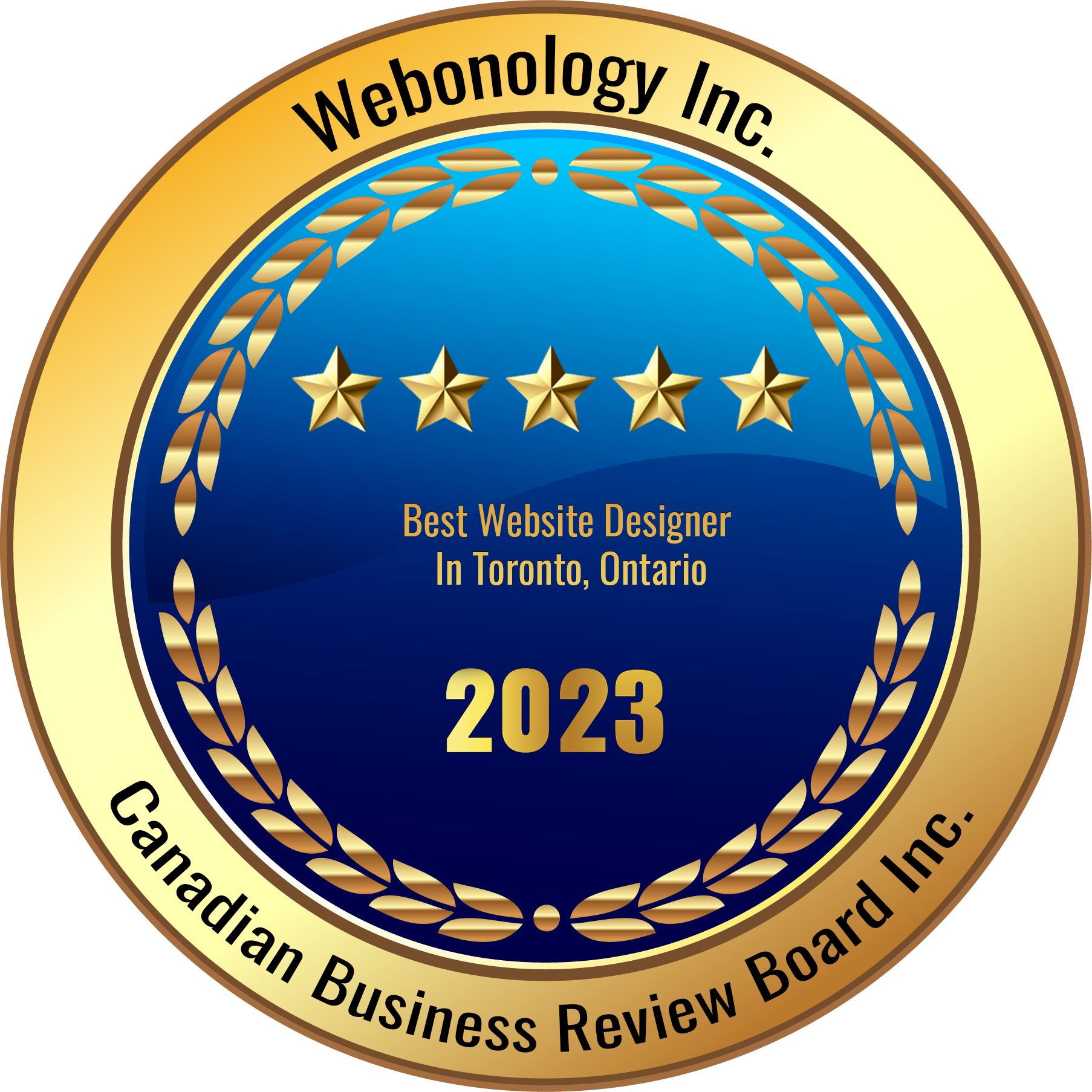 Canadian Business Review Board 2023 — Best Website Designer in Toronto, Ontario