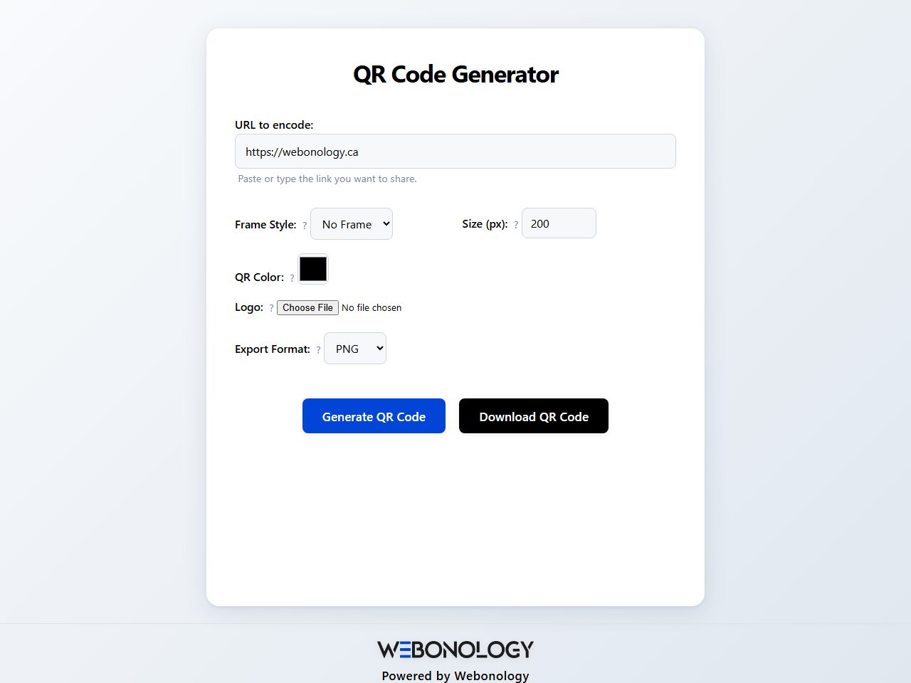 QR Code Generator