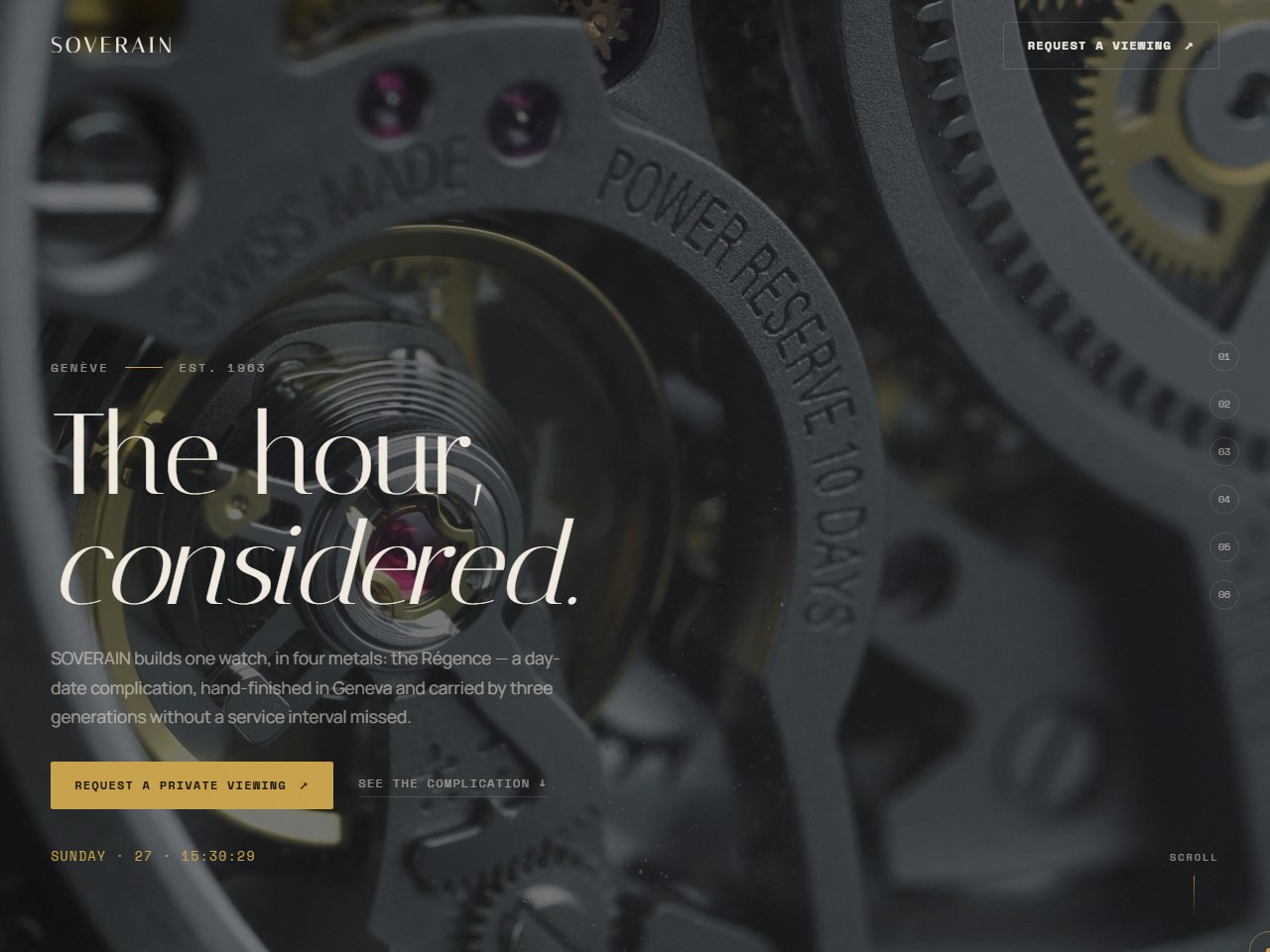 SOVERAIN Watchmaking