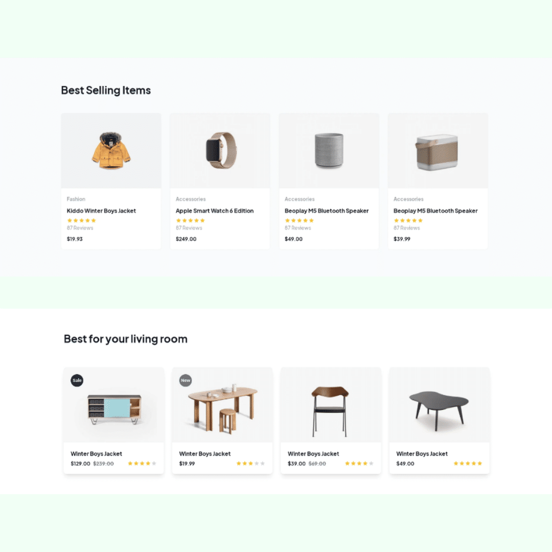 10 Inspiring Ideas for Captivating eCommerce Product Components